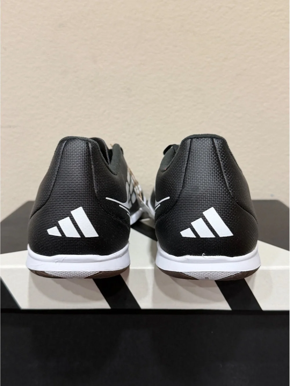 Size 9.5 - Adidas Predator Club Sala Indoor Soccer “Black White”